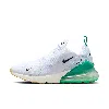 Nike Women's Air Max 270 Shoes In White/black/summit White/stadium Green 
