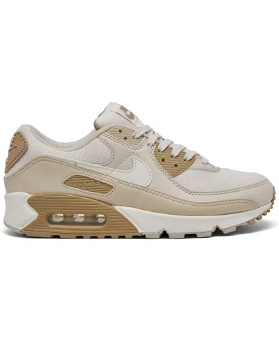 Nike Women's Air Max 90 Casual Sneakers From Finish Line In Phantom,sanddrift,sail