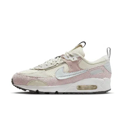 Nike Air Max 90 Futura Summit White/light Soft Pink Dm9922-104 Women's In Ivory/ Phantom/ Platinum