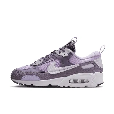 Nike Women's Air Max 90 Futura Shoes In Daybreak/lilac Bloom/black/barely Grape