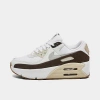 Nike Air Max 90 Lv8 Platform Sneaker In White/brown