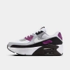 Nike Women's Air Max 0 Lv8 Casual Shoes In White/photon Dust/bold Berry/wolf Grey