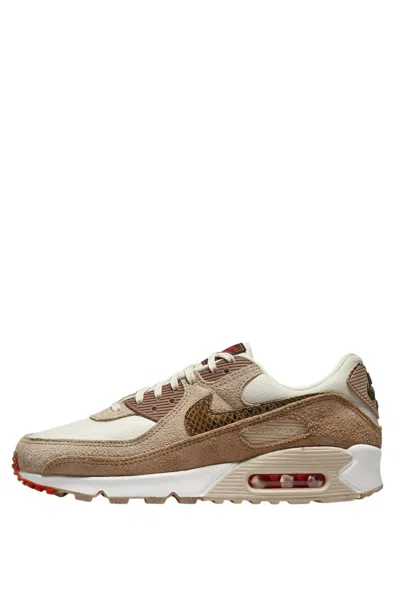 Nike Women's Air Max 90 Se Shoe In Pale Ivory/picante Red/summit White In Beige