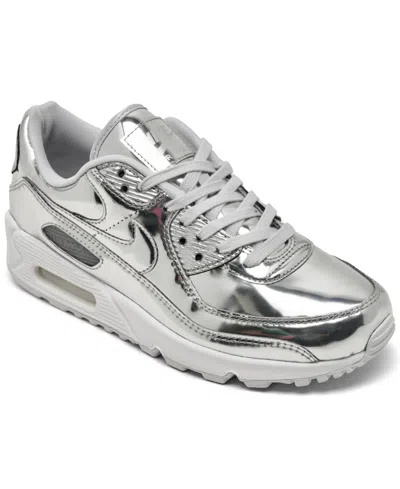 Nike Air Max 90 Sneakers In Silver