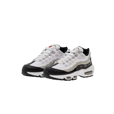 Nike W Air Max 95 Women's Low Shoe White/black/lt Iron Ore/university Red