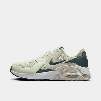 Nike Women's Air Max Excee Casual Shoes In Sea Glass/white/summit White/vintage Green