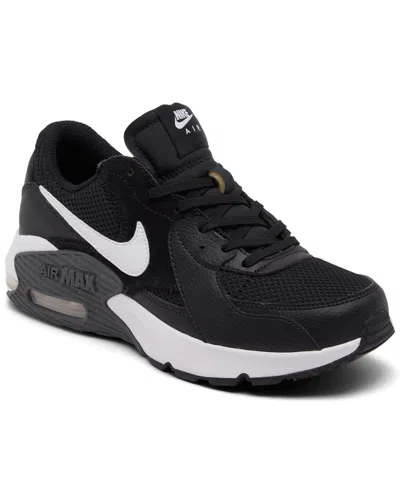 Nike Women's Air Max Excee Casual Sneakers From Finish Line In Black