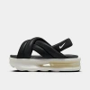 Nike Women's Air Max Isla Sandals In Black/sail 