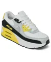 Nike Women's Air Max Lv8 Casual Sneakers From Finish Line In White,wolf Gray