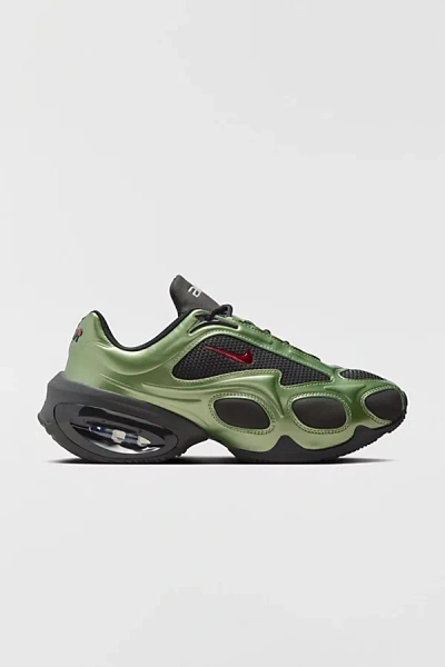 NIKE WOMEN'S AIR MAX MUSE SNEAKER IN BLACK/OIL GREEN/METALLIC SILVER, WOMEN'S AT URBAN OUTFITTERS