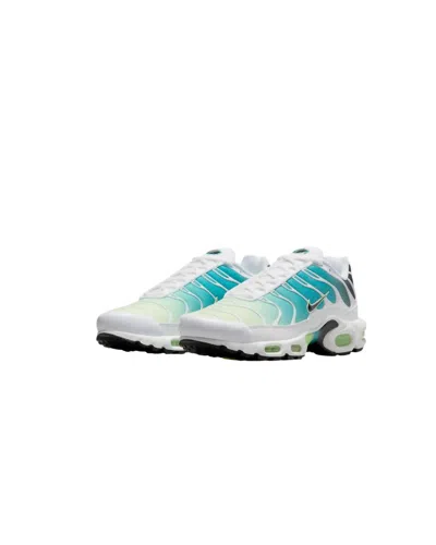 Nike Women's Air Max Plus Sneakers In White/black-dusty Cactus In Blue