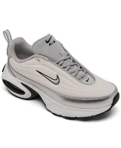 Nike Women's Air Max Portal Se Casual Sneakers From Finish Line In Met Silver,black