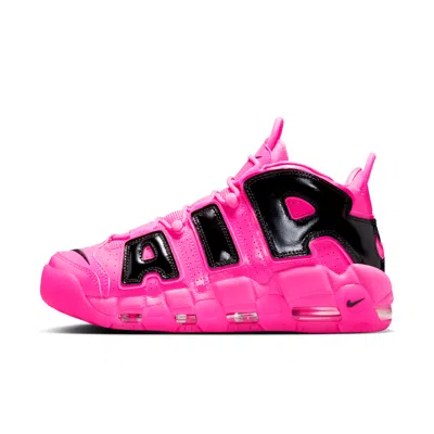 Nike Air More Uptempo High-top Sneakers In Pink