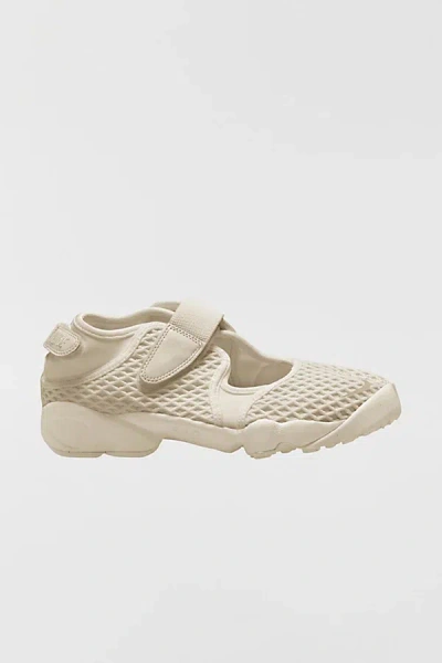 Nike Women's Air Rift Sneaker In Light Orewood Brown, Women's At Urban Outfitters In White