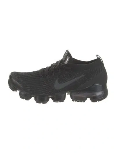 Pre-owned Nike Women's Air Vapormax Flyknit 3 Athletic Sneakers In Black