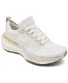 Nike Women's Air Zoom Invincible Run 3 Flyknit Running Sneakers From Finish Line In Bone,ivory