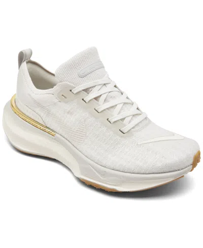 Nike Women's Air Zoom Invincible Run 3 Flyknit Running Sneakers From Finish Line In Tan/brown