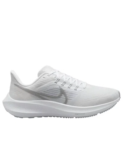 Nike Women's Air Zoom Pegasus 39 Sneakers In White/metallic Silver/pure Platinum In Multi