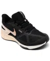 Nike Air Zoom Structure 25 Road Running Shoe In Black,bronze