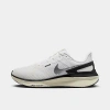 Nike Women's Air Zoom Structure 25 Running Shoes In White/black/sail/coconut Milk