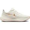 Nike Women's Air Zoom Structure 25 Shoes In Phantom/white/gum Light Brown/metallic Gold In Multi