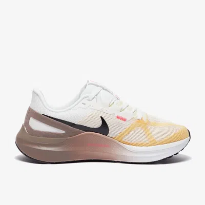 Nike Women's Air Zoom Structure 25 Sneakers In Summit White Black Mink Brown In Multi