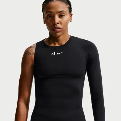 Nike Women's A'ja Wilson A'symmetric Reversible Dri-fit Basketball Top In Blue