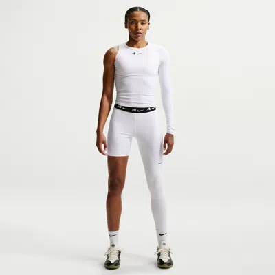 Nike Women's A'ja Wilson A'symmetric Reversible Single-leg Basketball Leggings In Black