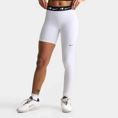 Nike Women's A'ja Wilson A'symmetric Reversible Single-leg Basketball Leggings In White