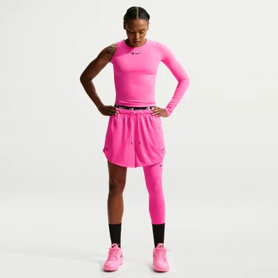 Nike Women's A'ja Wilson Dri-fit 4" Basketball Shorts In Pink