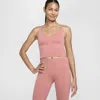 Nike Women's Alate Medium-support Padded Sports Bra Tank Top In Pink
