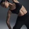 Nike Women's Alate Minimalist Light-support Padded Convertible Sports Bra In Black/cool Grey