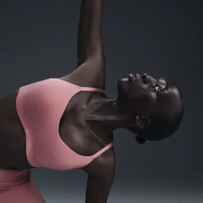 Nike Women's Alate Minimalist Light-support Padded Convertible Sports Bra In Pink