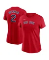 Nike Women's Alex Bregman Navy Boston Red Sox Fuse Name Number T-shirt In Red