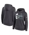 Nike Women's Anthracite Philadelphia Eagles Super Bowl Lix Champions Locker Room Trophy Collection Club F In Anthracite