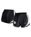 Nike Women's Anthracite Pittsburgh Steelers Tempo Performance Shorts