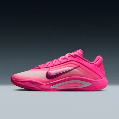 NIKE WOMEN'S A'ONE "PINK A'URA" A'JA WILSON BASKETBALL SHOES,1015775375