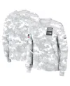 Nike Women's Arctic Camo Seattle Seahawks 2024 Salute To Service Performance Long Sleeve T-shirt In Gray