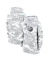 Nike Women's Arctic Camo Tennessee Titans 2024 Salute To Service Club Fleece Oversized Pullover Hoodie In Arctic Camo