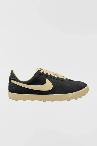 Nike Women's Astrograbber Suede Sneakers In Black/muslin, Women's At Urban Outfitters