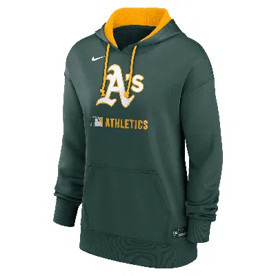 Nike Women's Athletics Authentic Collection  Therma Mlb Pullover Hoodie In Green