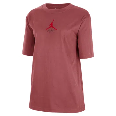 Nike Women's Atlanta Hawks Courtside Statement Edition Jordan Nba T-shirt In Red