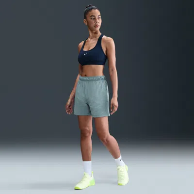 Nike Women's Attack Dri-fit Fitness Mid-rise 5" Unlined Shorts