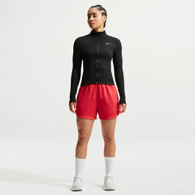 Nike Women's Attack Dri-fit Mid-rise 4" Shorts In Black
