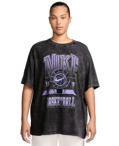 Nike Women's Basketball Graphic T-shirt In Black