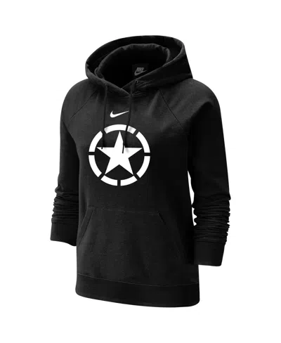 Nike Women's Black Army Black Knights 2024 Rivalry Collection Tri-blend Pullover Hoodie