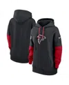Nike Women's Black Atlanta Falcons 2024 Sideline Essential Fleece Pullover Hoodie