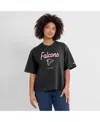 Nike Black Atlanta Falcons Essential Script Relaxed Boxy T-shirt