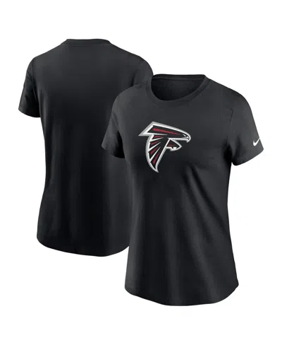 NIKE WOMEN'S BLACK ATLANTA FALCONS PRIMARY LOGO T-SHIRT