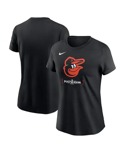 Nike Women's Black Baltimore Orioles 2024 Mlb Postseason Authentic Collection T-shirt